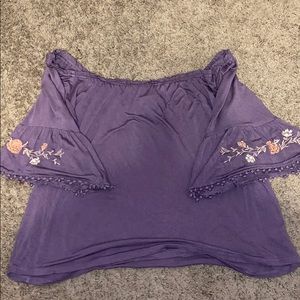 Off the shoulder shirt